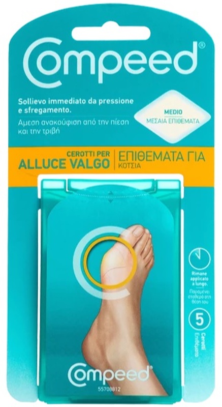 COMPEED CEROTTI PER ALLUCE VALGO 5 PEZZI - Farmacia Artemisia di Montecuollo Dott. Angelo snc