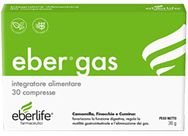 EBERGAS 30 COMPRESSE - Farmacia Artemisia di Montecuollo Dott. Angelo snc