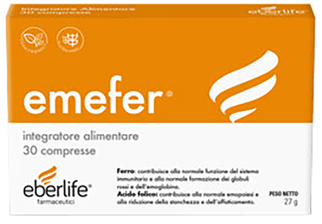 EMEFER 30 COMPRESSE - Farmacia Artemisia di Montecuollo Dott. Angelo snc