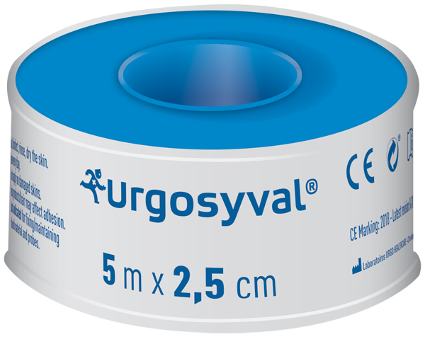 CEROTTO IN ROCCHETTO URGO URGOSYVAL 5 M X 2,5 CM - Farmacia Artemisia di Montecuollo Dott. Angelo snc