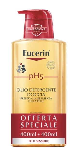 EUCERIN BIPACCO PH5 OLIO DETERGENTE 400 ML + 400 ML - Farmacia Artemisia di Montecuollo Dott. Angelo snc