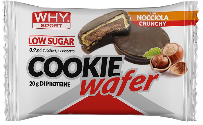 WHYSPORT COOKIE WAFER NOCCIOLA CRUNCHY 60 G - Farmacia Artemisia di Montecuollo Dott. Angelo snc
