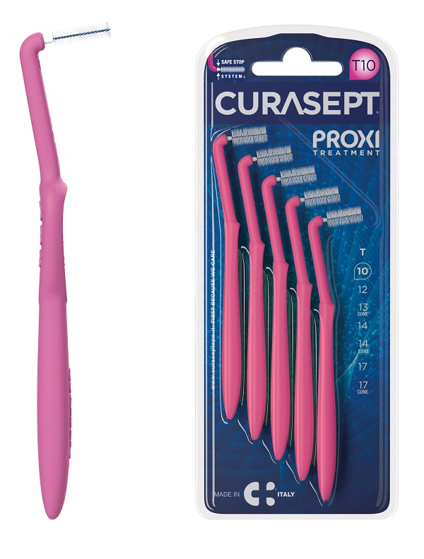 CURASEPT PROXI ANGLE T10 FUXIA 5 PEZZI - Farmacia Artemisia di Montecuollo Dott. Angelo snc