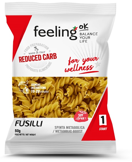FEELING OK FUSILLI START 50 G - Farmacia Artemisia di Montecuollo Dott. Angelo snc
