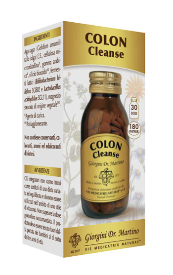 COLON CLEANSE 180 PASTIGLIE - Farmacia Artemisia di Montecuollo Dott. Angelo snc