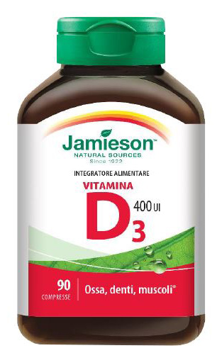 JAMIESON VITAMINA D 400 90 COMPRESSE - Farmacia Artemisia di Montecuollo Dott. Angelo snc