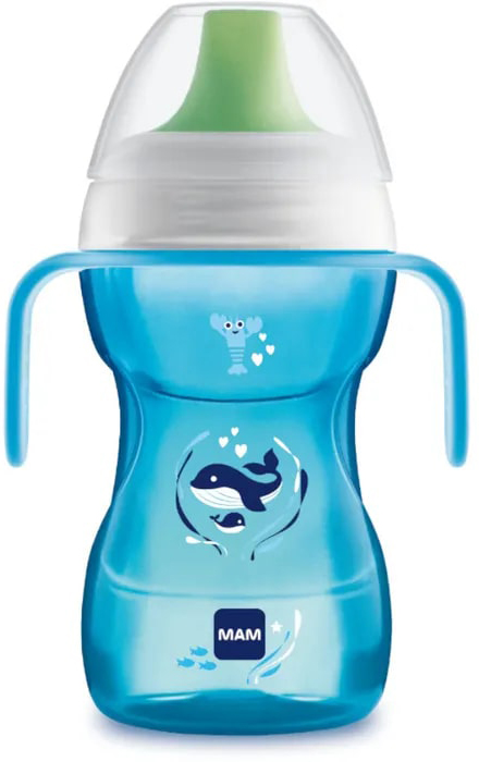 MAM TAZZA FUN TO DRINK 270 ML 8+ BECCUCCIO RIGIDO MASCHIO - Farmacia Artemisia di Montecuollo Dott. Angelo snc