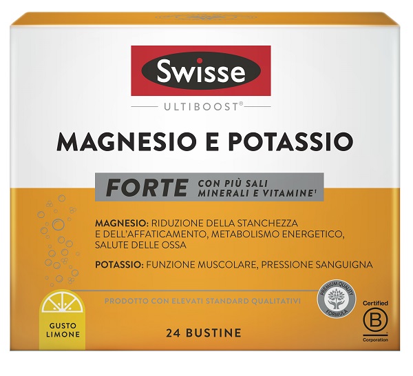 SWISSE MAGNESIO POTASSIO FORTE 24 BUSTINE - Farmacia Artemisia di Montecuollo Dott. Angelo snc
