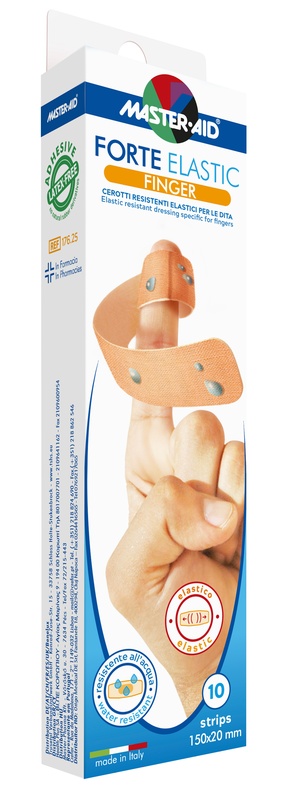 CEROTTO MASTER-AID ELASTIC FINGER 10 PEZZI - Farmacia Artemisia di Montecuollo Dott. Angelo snc