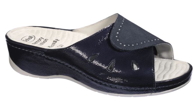 NIVES PATLEASUE-W NAVY BLUE MEMORY CUSHION COMFORT PLUS PELLE PELLE SCAMOSCIATA PU G 40 COLLEZIONE SS20 - Farmacia Artemisia di Montecuollo Dott. Angelo snc
