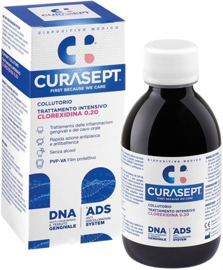 CURASEPT COLLUTORIO 0,20 ADS + DNA 200 ML - Farmacia Artemisia di Montecuollo Dott. Angelo snc