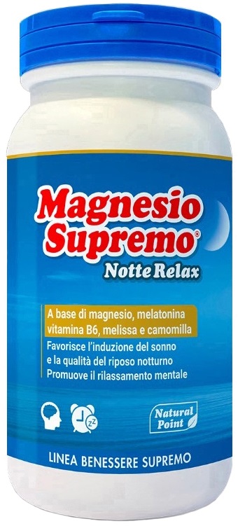 MAGNESIO SUPREMO NOTTE RELAX 150 G - Farmacia Artemisia di Montecuollo Dott. Angelo snc