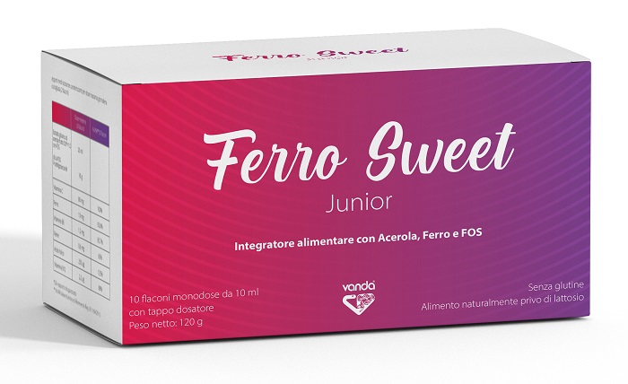 FERRO SWEET JUNIOR 10 FLACONCINI MONODOSE - Farmacia Artemisia di Montecuollo Dott. Angelo snc