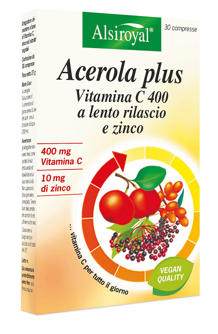 ACEROLA 400 PLUS 30 COMPRESSE - Farmacia Artemisia di Montecuollo Dott. Angelo snc