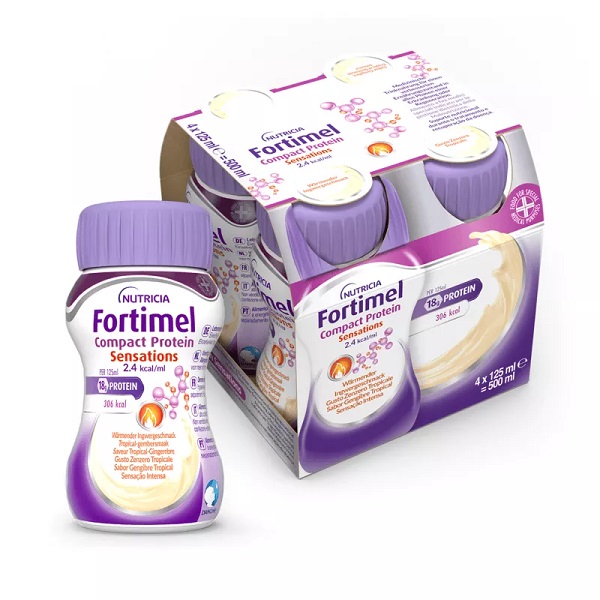 FORTIMEL COMPACT PROTEIN HOT TROPICAL ZENZERO 4 X 125 ML - Farmacia Artemisia di Montecuollo Dott. Angelo snc
