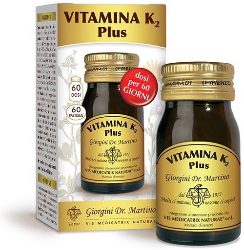 VITAMINA K2 PLUS 60 PASTIGLIE - Farmacia Artemisia di Montecuollo Dott. Angelo snc