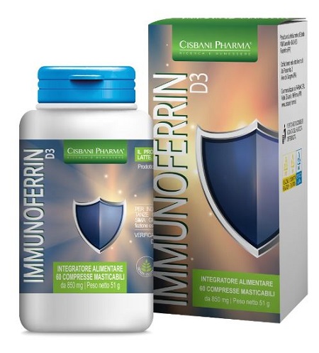 IMMUNOFERRIN D3 60 COMPRESSE OROSOLUBILI - Farmacia Artemisia di Montecuollo Dott. Angelo snc