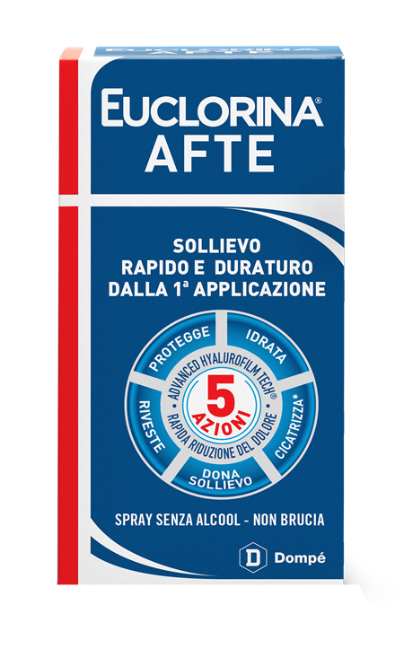 EUCLORINA AFTE SPRAY 15 ML - Farmacia Artemisia di Montecuollo Dott. Angelo snc