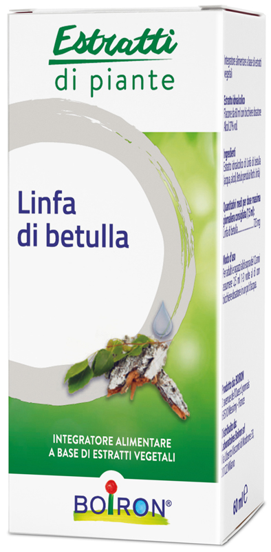 LINFA DI BETULLA SEVE DE BOULEAU BOIRON ESTRATTO IDROALCOLICO 60 ML - Farmacia Artemisia di Montecuollo Dott. Angelo snc