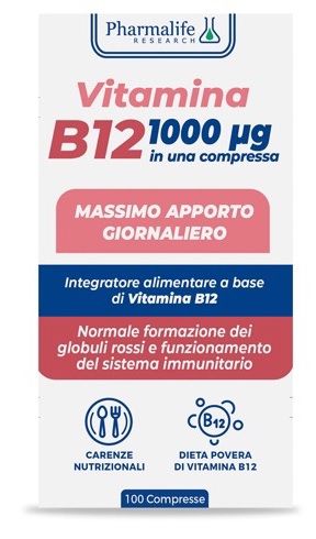 VITAMINA B12 100 COMPRESSE VITACURVEG - Farmacia Artemisia di Montecuollo Dott. Angelo snc