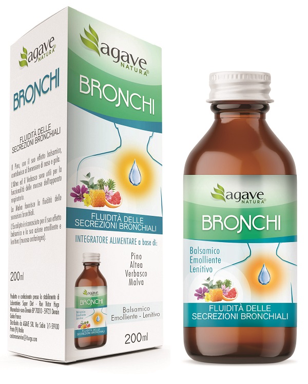 AGAVE NATURA SCIROPPO BRONCHI 200 ML - Farmacia Artemisia di Montecuollo Dott. Angelo snc