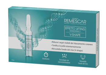 REMESCAR EFFETTO LIFTING ISTANTANEO V-SHAPE 5 FIALE X 2 ML - Farmacia Artemisia di Montecuollo Dott. Angelo snc