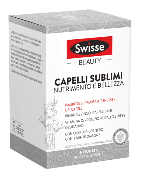 SWISSE CAPELLI SUBLIMI 30 CAPSULE - Farmacia Artemisia di Montecuollo Dott. Angelo snc