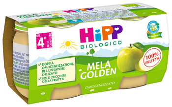 HIPP BIO OMOGENEIZZATO MELA GOLDEN 2 X 80 G - Farmacia Artemisia di Montecuollo Dott. Angelo snc