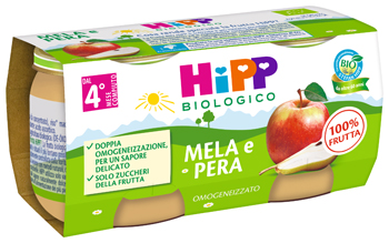 HIPP OMOGENEIZZATO MELA/PERA 2 X 80 G - Farmacia Artemisia di Montecuollo Dott. Angelo snc