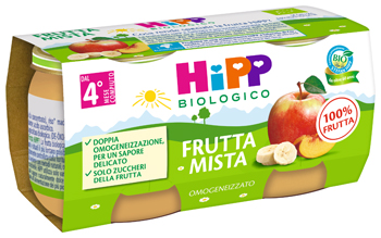 HIPP BIO OMOGENEIZZATO FRUTTA MISTA 2X80 G - Farmacia Artemisia di Montecuollo Dott. Angelo snc