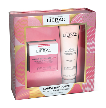 LIERAC CF SUPRA RADIANCE NOTTE 50 ML + DEMAQUILLANT MOUSSE 150 ML - Farmacia Artemisia di Montecuollo Dott. Angelo snc