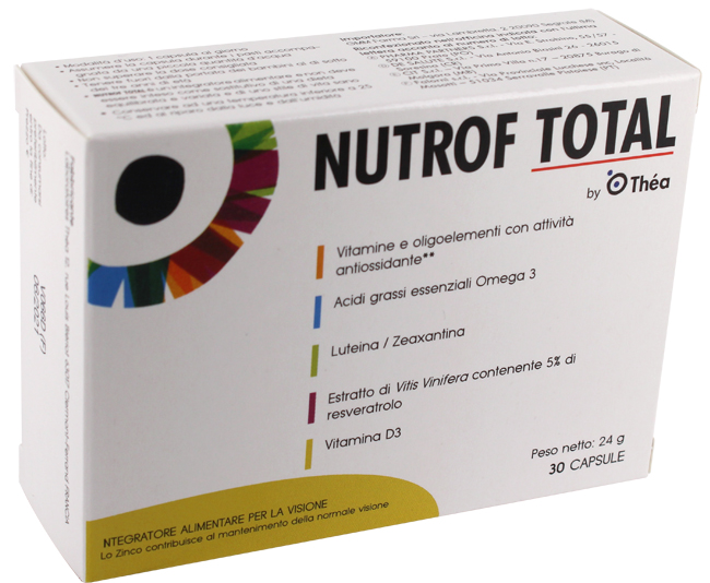 NUTROF TOTAL 30 CAPSULE - Farmacia Artemisia di Montecuollo Dott. Angelo snc