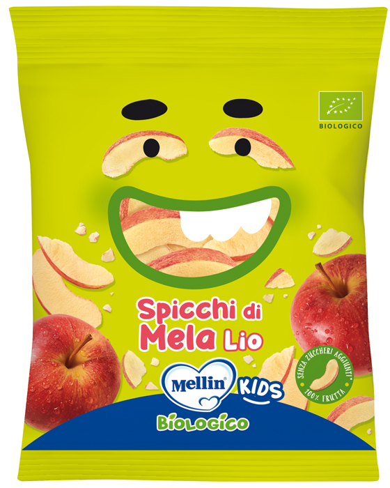 MELLIN SNACK BIO SPICCHI MELA LIOFILIZZATA 10 G - Farmacia Artemisia di Montecuollo Dott. Angelo snc