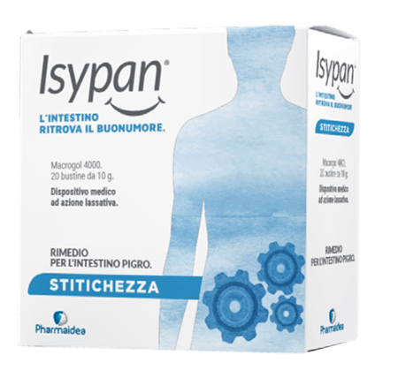 ISYPAN STITICHEZZA MACROGOL 4000 20 BUSTINE 10 G - Farmacia Artemisia di Montecuollo Dott. Angelo snc