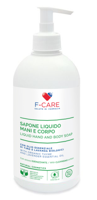 F CARE SAPONE LIQUIDO BIO IGIENIZZANTE 500 ML - Farmacia Artemisia di Montecuollo Dott. Angelo snc
