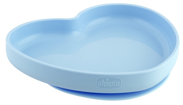 CHICCO PIATTO CUORE VENTOSA SILICONE BLU - Farmacia Artemisia di Montecuollo Dott. Angelo snc