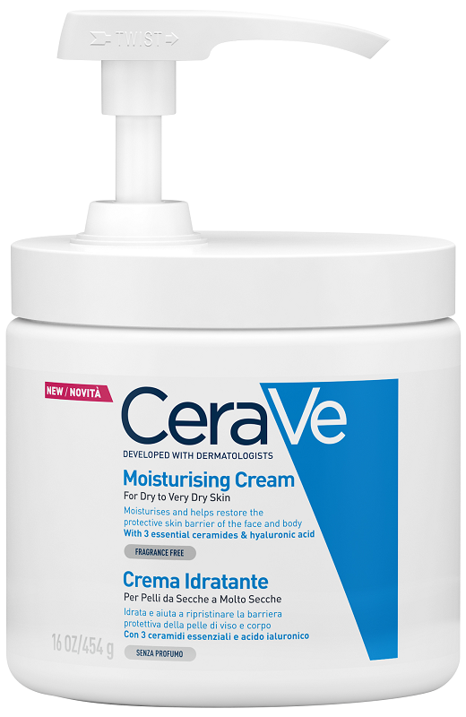 CERAVE CREMA IDRATANTE PER PELLI DA SECCHE A MOLTO SECCHE 454 G PUMP - Farmacia Artemisia di Montecuollo Dott. Angelo snc