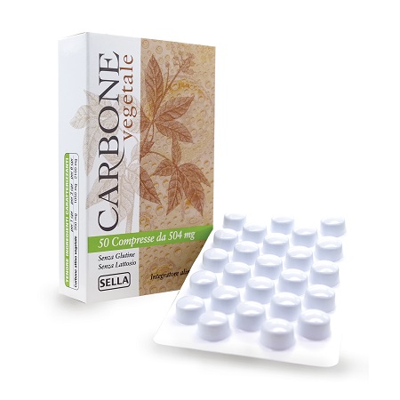 CARBONE VEGETALE 50 COMPRESSE - Farmacia Artemisia di Montecuollo Dott. Angelo snc