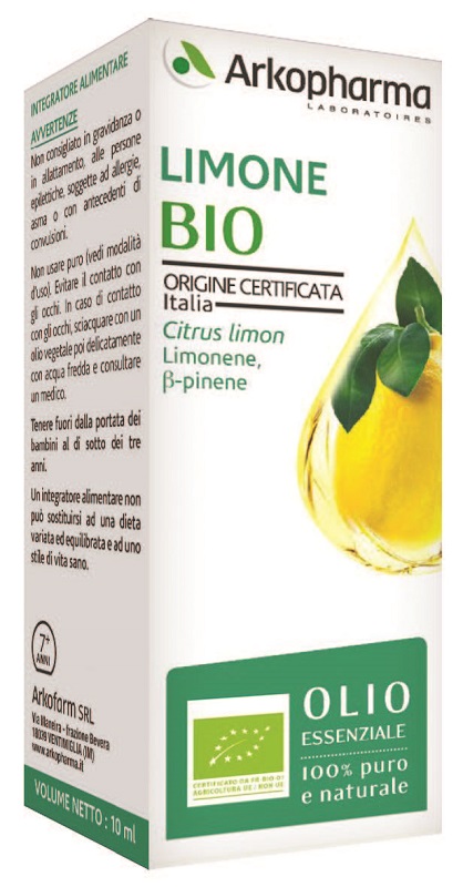 ARKOESSENTIEL LIMONE BIO 10 ML - Farmacia Artemisia di Montecuollo Dott. Angelo snc