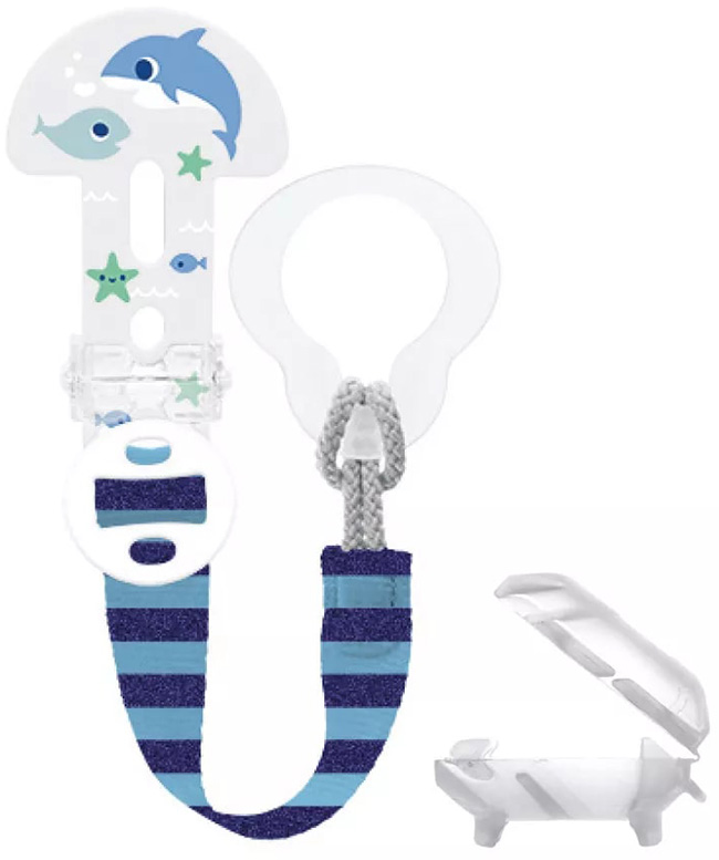 MAM CLIP IT & COVER PORTASUCCHIETTO 0+ MASCHIO - Farmacia Artemisia di Montecuollo Dott. Angelo snc