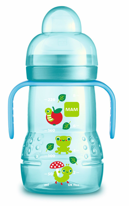 MAM TRAINER 220 ML 4+ BECCUCCIO SOFT SILICONE MASCHIO - Farmacia Artemisia di Montecuollo Dott. Angelo snc