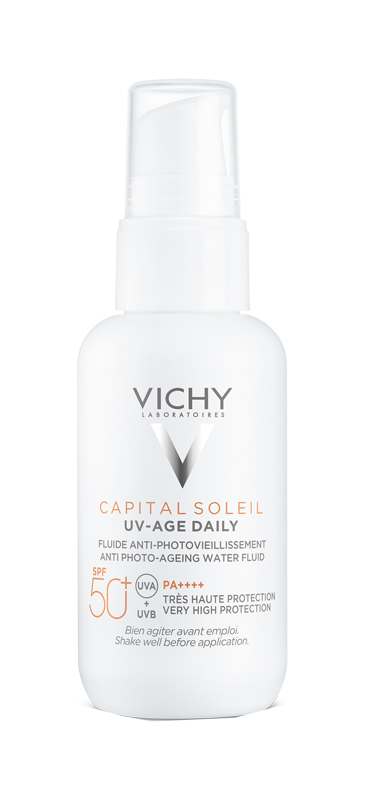 CAPITAL SOLEIL UV-AGE FLUIDO ANTI-FOTOINVECCHIAMENTO SPF50+ 40 ML - Farmacia Artemisia di Montecuollo Dott. Angelo snc