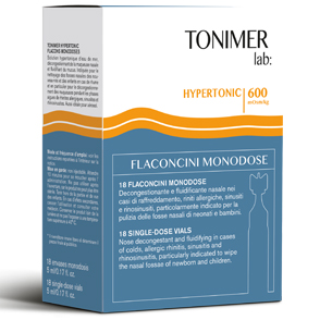 TONIMER LAB HYPERTONIC 18 FLACONCINI DA 5 ML MONODOSE SPECIAL PRICE - Farmacia Artemisia di Montecuollo Dott. Angelo snc