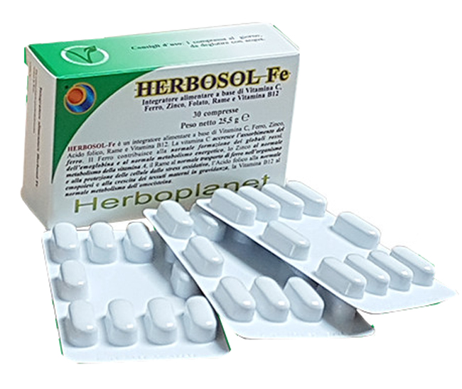 HERBOSOL FE 30 COMPRESSE - Farmacia Artemisia di Montecuollo Dott. Angelo snc