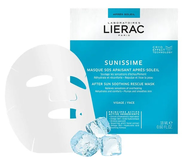 LIERAC SUNISSINE MASCHERA DOPOSOLE IN TESSUTO 18 ML - Farmacia Artemisia di Montecuollo Dott. Angelo snc