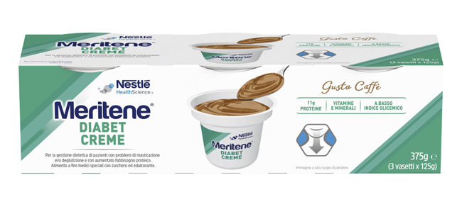 MERITENE DIABET CREME CAFFE' 3 X 125 G - Farmacia Artemisia di Montecuollo Dott. Angelo snc