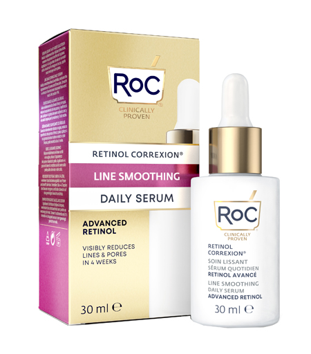 ROC RETINOL CORREXION LINE SMOOTHING SIERO VISO GIORNO 30 ML - Farmacia Artemisia di Montecuollo Dott. Angelo snc