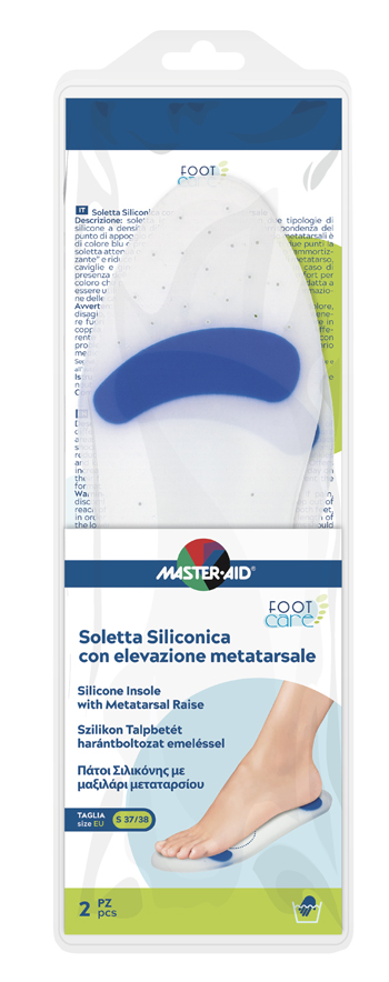 SOLETTA SILICONICA MASTER-AID FOOTCARE SMALL 37-38 METATARSO I4 - Farmacia Artemisia di Montecuollo Dott. Angelo snc