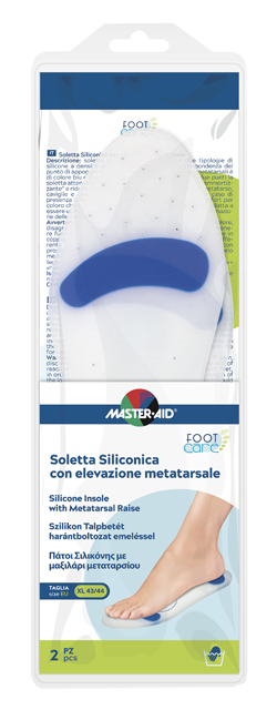 SOLETTA SILICONICA MASTER-AID FOOTCARE XL 43-44 METATARSO I7 - Farmacia Artemisia di Montecuollo Dott. Angelo snc