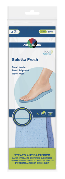 MASTER-AID FOOTCARE SOLETTA FRESH RITAGLIABILE 2 PEZZI I2 - Farmacia Artemisia di Montecuollo Dott. Angelo snc